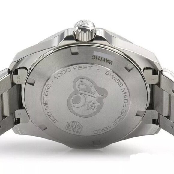 100% Authentic TAG Heuer Aquaracer Blue Dial 41mm Men's Watch WAY111C.BA0928 - Picture 8 of 10